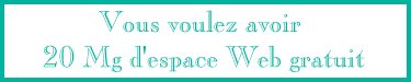 espace Web gratuit